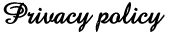 privacy policy